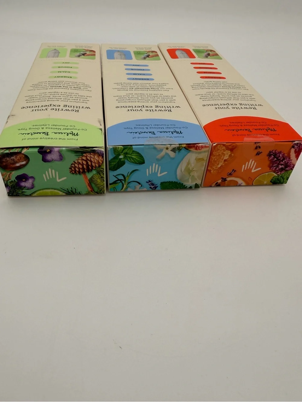 Lifelines 3pk Pen Diffuser Set With Assorted Essential Oil Blends Aromatherapy